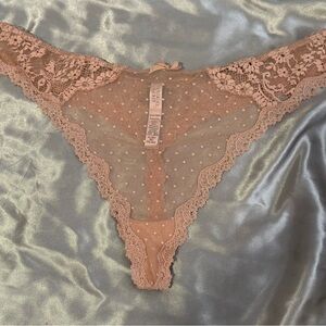 Lace Trimmed Tan Intimate by Victoria's Secret